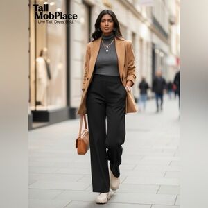 Tall Mob Place Women's Black Wide-Leg Pants size XXL / 32